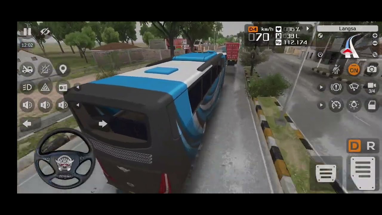 Bus Simulator Indonesia | Village to City Long Route Journey 2025 |