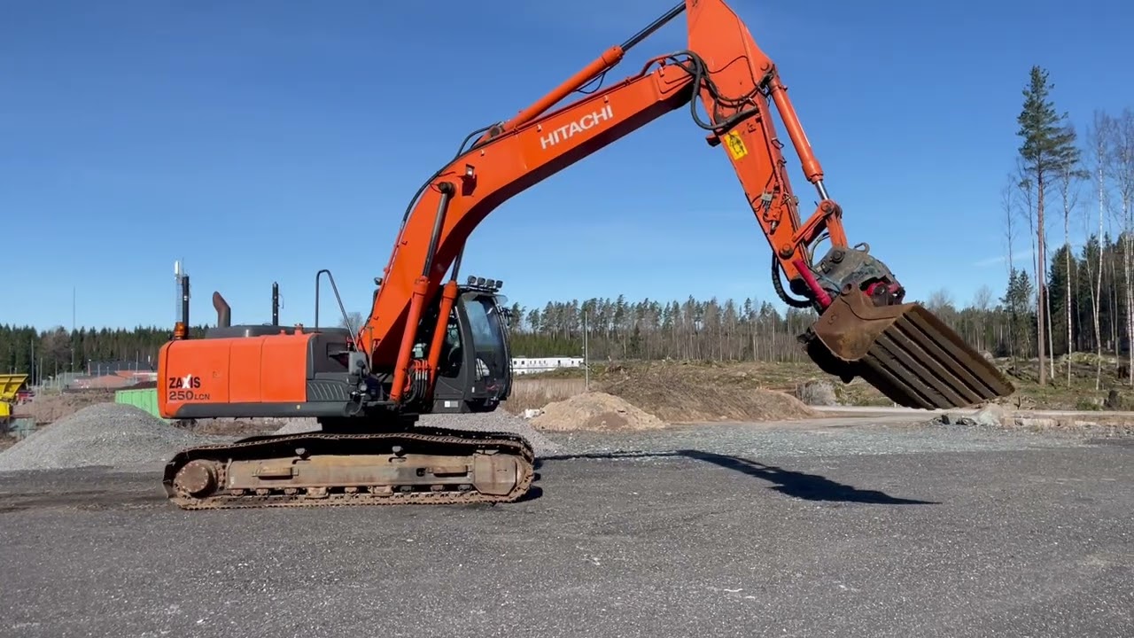 Grävmaskin Hitachi ZX250 med grävsystem
