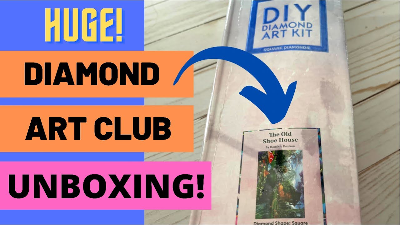 DIAMOND ART CLUB UNBOXING | The Old Shoe House Diamond Painting