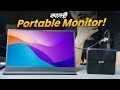 Connect Portable Monitor with Mini PC! No Power Adapter Needed!