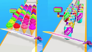 Sword Melter! Very satisfying ASMR slicing gameplay video