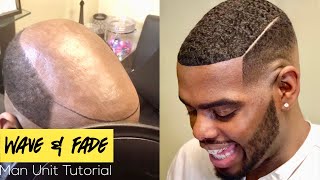 MAN UNIT: BEST MAN UNIT / MAN WEAVE TUTORIAL: Full detailed natural looking wave unit tutorial