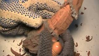 Carving the Nome House Ornament part3