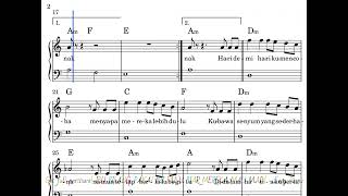 IBU BILANG PAKAI INI DULU BIAR MEREKA MAU MAIN (Easy Piano)