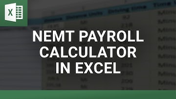 Payroll Calculator in Excel for NEMT – Automate Driver Pay Fast!