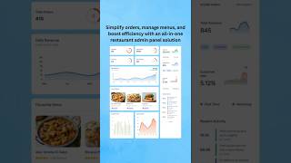 Modern Restaurant Admin Dashboard for Orders and Operations
