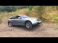 Пятигорск гора Бештау infiniti fx35 s50 off road, Freerider turn around диагональное вывешивание