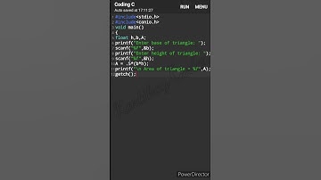 #08 To find area of triangle in C Programming  #coding #cprogram #viral #reels #souravjoshivlogs