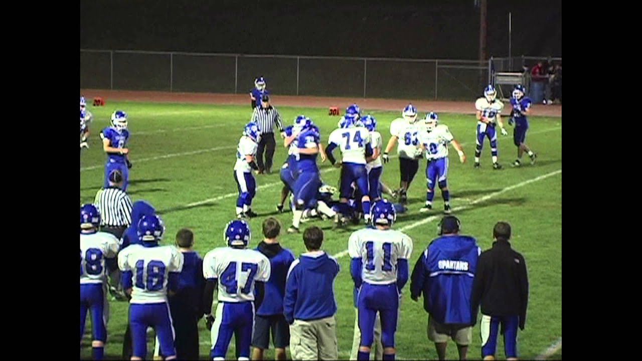 Lewis Mills vs Stafford Springs FTB 11/1/13 - YouTube