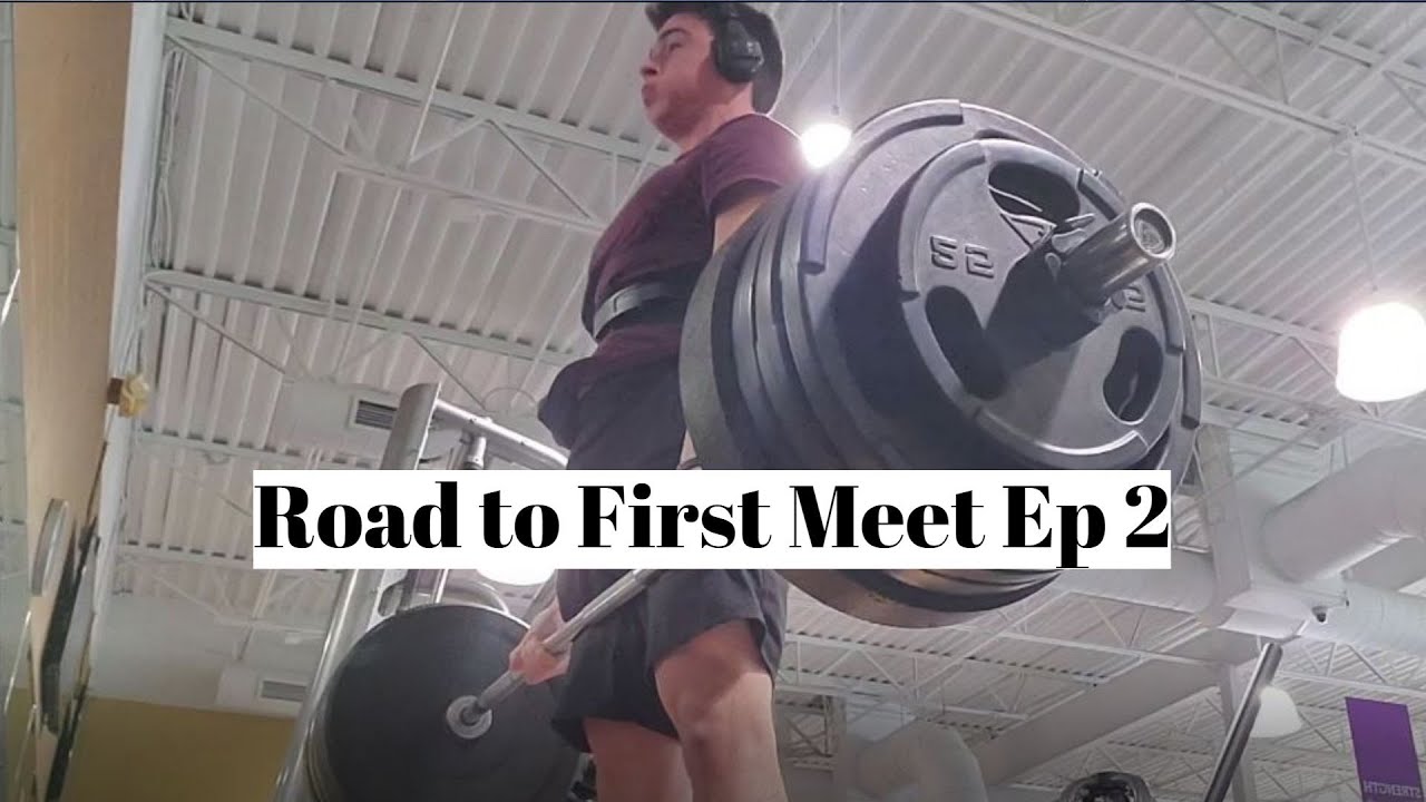 Road to First Powerlifting Meet Ep 2 Light Deadlifts YouTube
