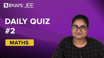 Daily Quiz #2 | Class 11-12 & Repeaters | Maths | Meghma Ma