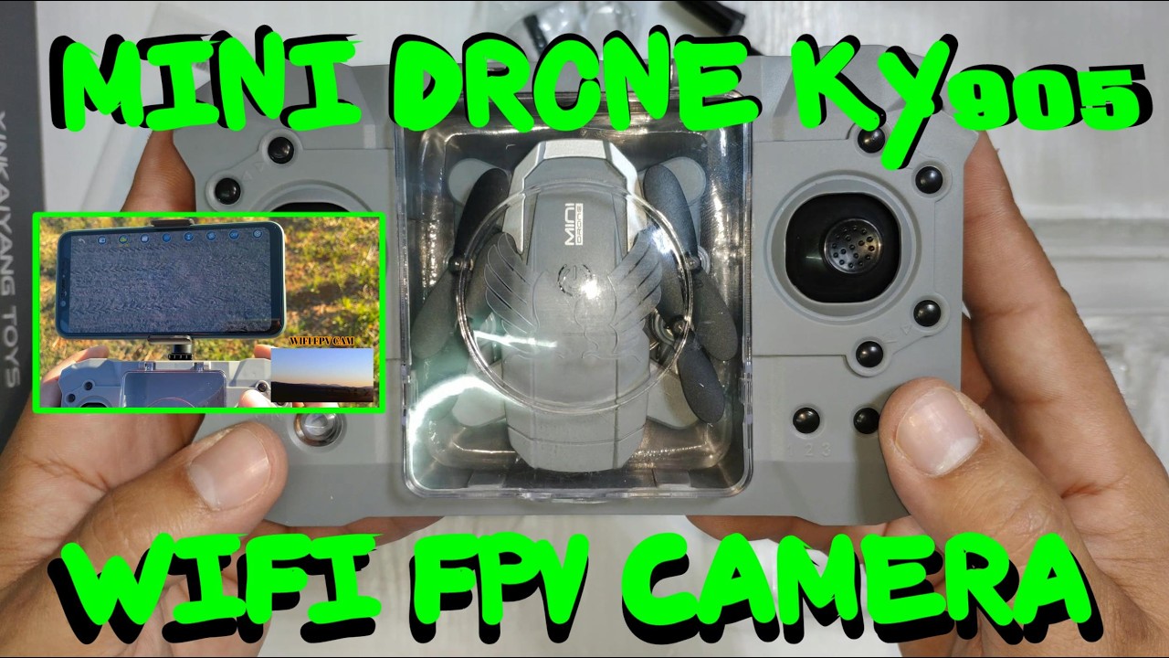 MINI FPV DRONE KY905 WIFI CAMERA DRONE CON CAMARA - YouTube