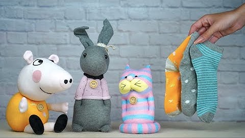 Sewing for beginners🌼 How to make socks dolls from free pattern🌼 Tips & tricks🌼 DIY Tutorial