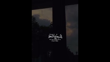 فَأَجَاءَهَا الْمَخَاضُ إِلَىٰ جِذْعِ النَّخْلَةِ || شريف مصطفى || سورة مريم