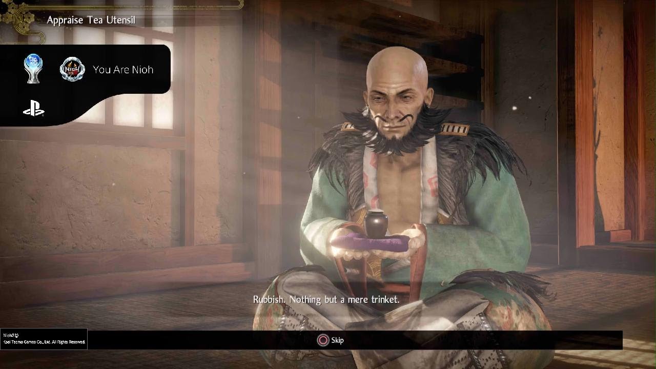 Appraise Tea Utensil Nioh 2 Trophy YouTube