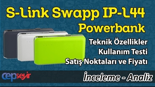 S-Link Swapp IP-L44 12000 mAh Powerbank İncelemesi