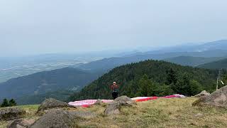 Paragliding start