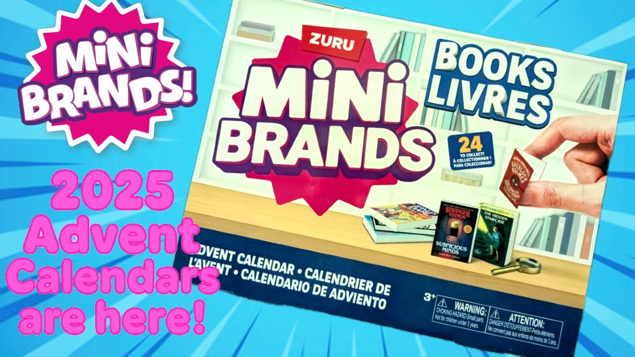 Mini Brands Books 2025 Advent Calendar! | Zuru Mini Brands Books 