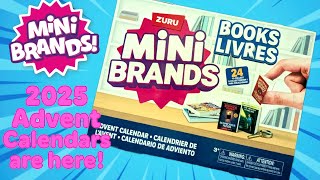 Mini Brands Books 2025 Advent Calendar! | Zuru Mini Brands Books Series 1 & 2