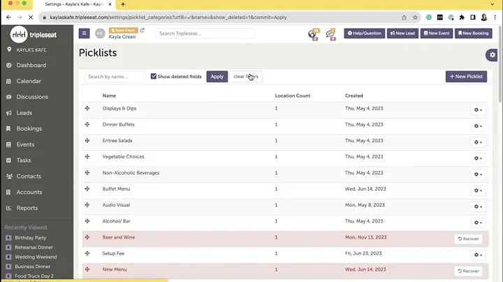 Picklists: Manage and Streamline Menus