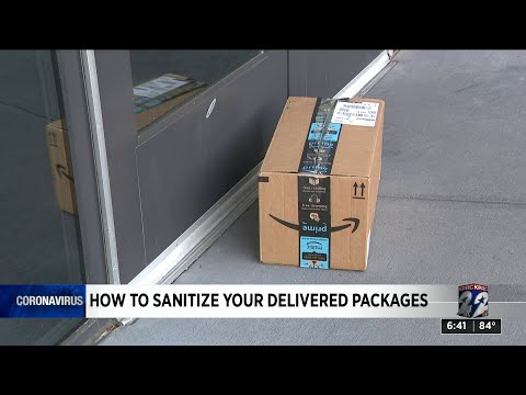 How to sanitize your delivered packages