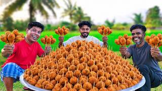 Egg Lollipop Muttai Bonda Homemade Egg Lollipop Recipe Cooking In Village