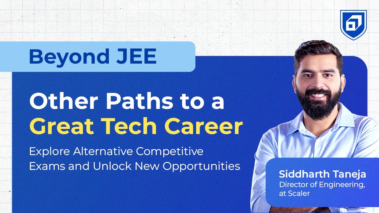 Beyond JEE: Other Paths to a Great Tech Career - YouTube