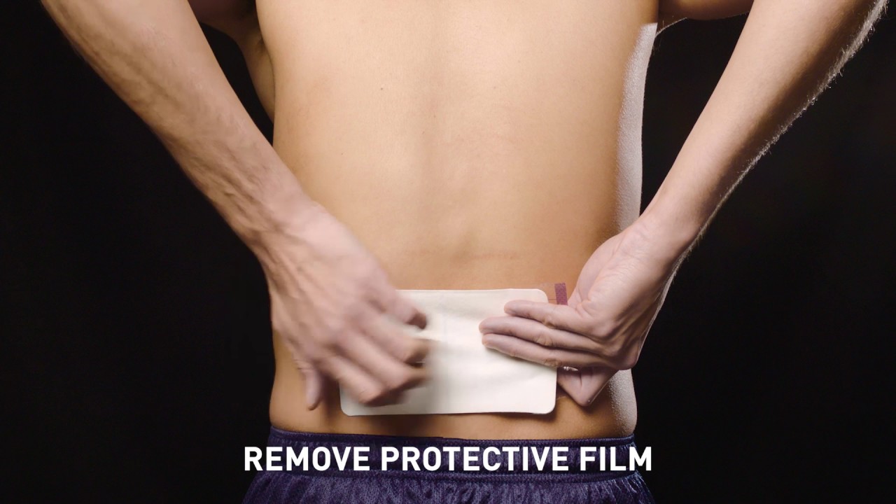 How To Apply Salonpas Gel Patch Hot To Back YouTube