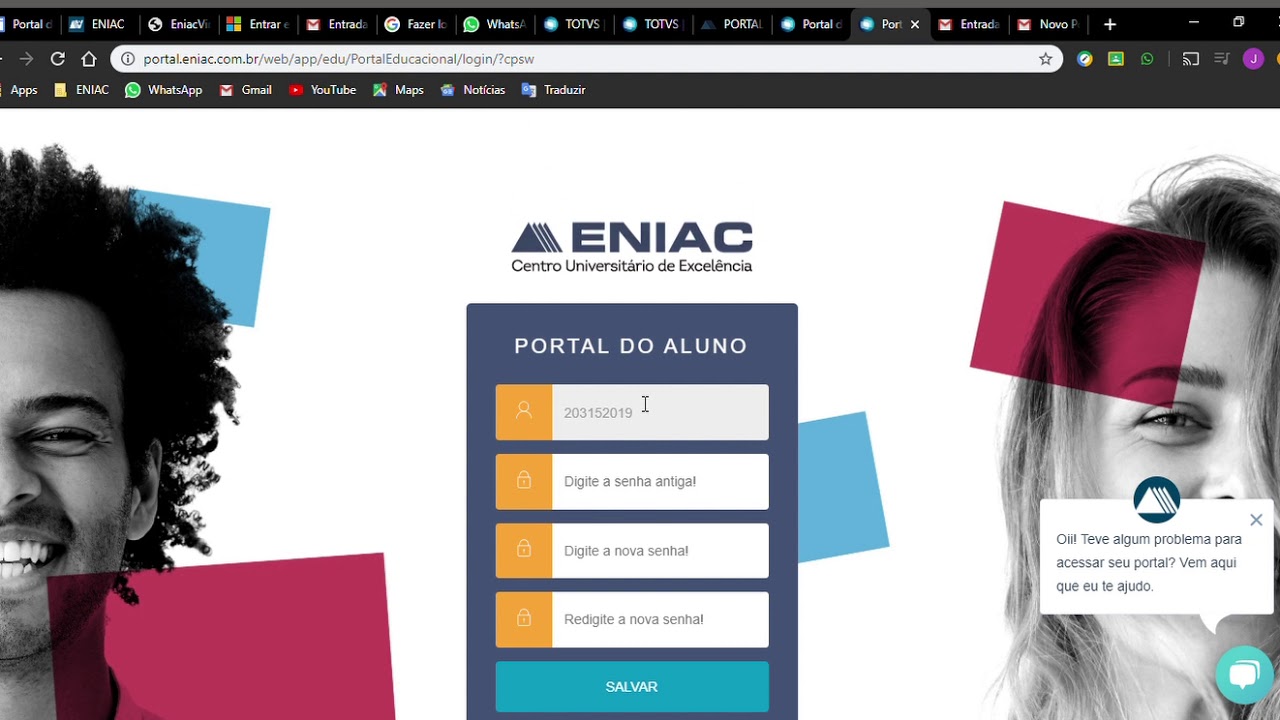 Novo Portal de Serviços ENIAC - YouTube