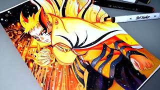 Drawing Naruto Baryon Mode | Boruto: Naruto Next Generations