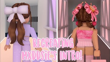 Recreating Mxddsie’s Intro!