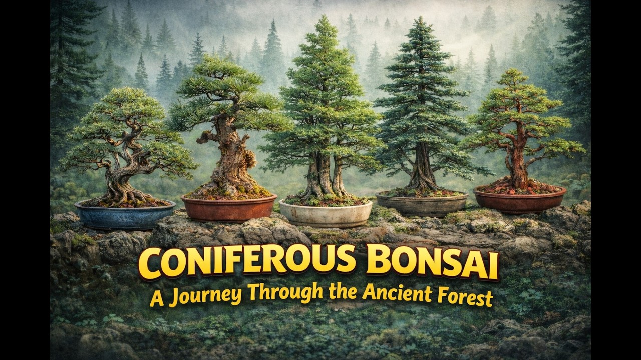 Бонсай из хвойных деревьев: Путешествие по древнему лесу