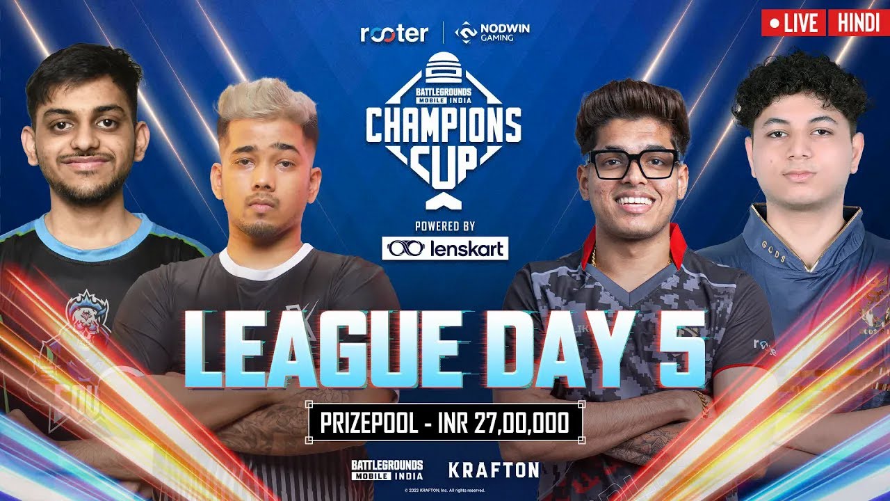 WATCH PARTY BGMI CHAMPIONS CUP LIVE YouTube