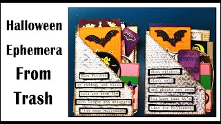 From newspaper to Halloween ephemera - Starving Emma @StarvingEmma