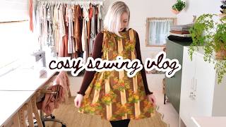 This pattern got me out of a sewing slump | COZY SEWING VLOG