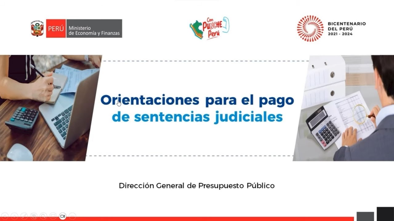 DGPP: Orientaciones para el pago de sentencia judiciales - YouTube