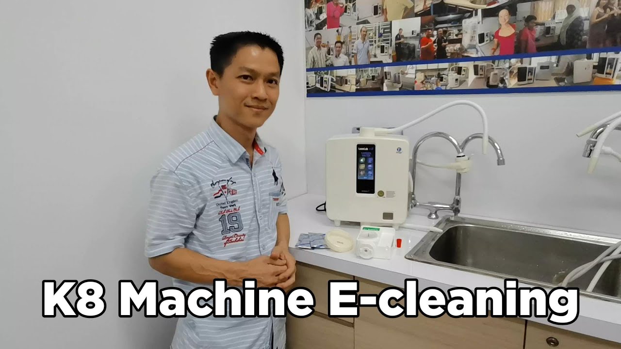 How to monthly clean for Kangen K8 Machine?
