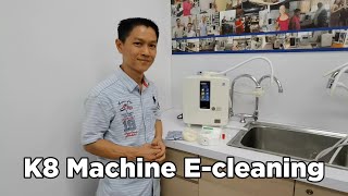 How to monthly clean for Kangen K8 Machine?