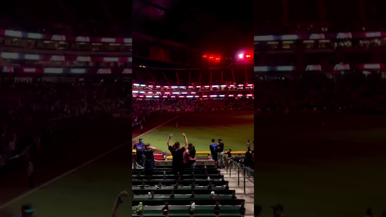 pov: catching Corbin Carroll's walk-off home run (via kristy_stapley on IG) #baseball