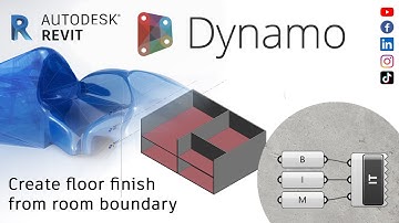 Create floor finish from room boundary