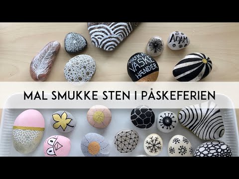 Video: Kan du male sten?