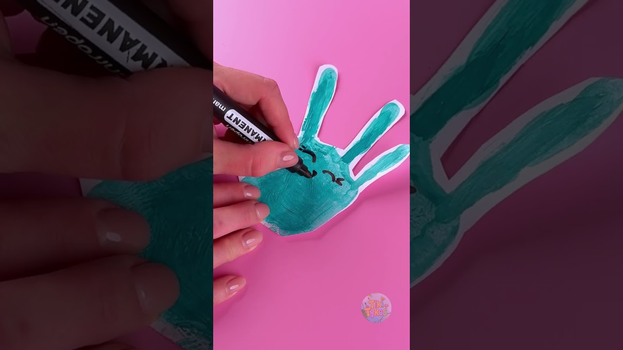 Bunny Business: Messy Hands, Magical Creations! 🐰✨