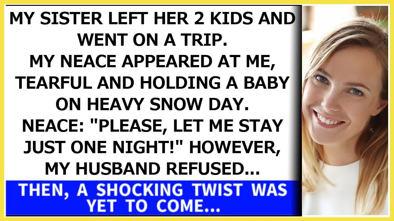 My sister left her 2 kids and went on a trip My niece appeared at me ...