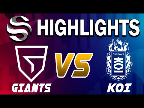 GIANTS VS KOI HIGHLIGHTS - LEAGUE OF LEGENDS - SUPERLIGA - JORNADA 14