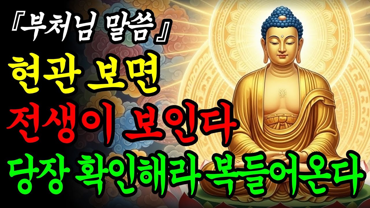 집안이 망하는 징조는 현관에서 시작됩니다. 부처님이 말씀하신 '이것' 보이면 당장 치우세요ㅣ부처님말씀ㅣ불교말씀ㅣ불교철학