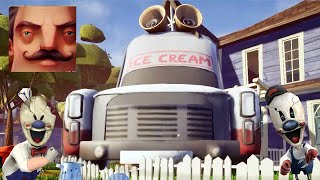 Hello Neighbor - New Neighbor Ice Scream 4 Big Rod's Van Act 2 Gameplay Walkthrough