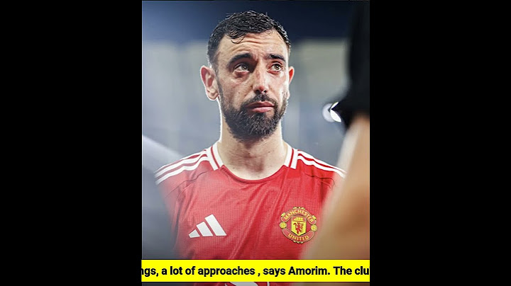 𝐑𝐄𝐀𝐊𝐈𝐍𝐆: Rúben Amorim says Bruno has 𝐧𝐨 plans to leave Man United to join Saudi ❤️©️