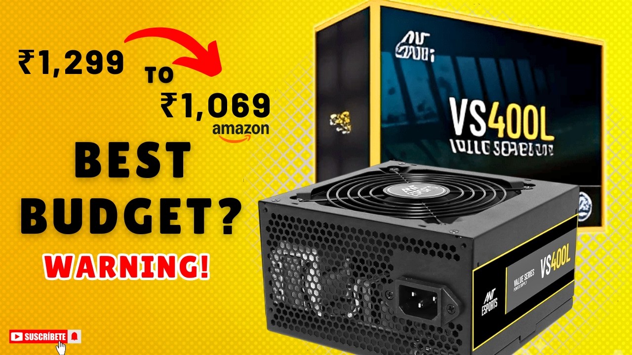 Ant Esports VS400L Best Budget PSU for Gaming? 🤯 Honest Review!