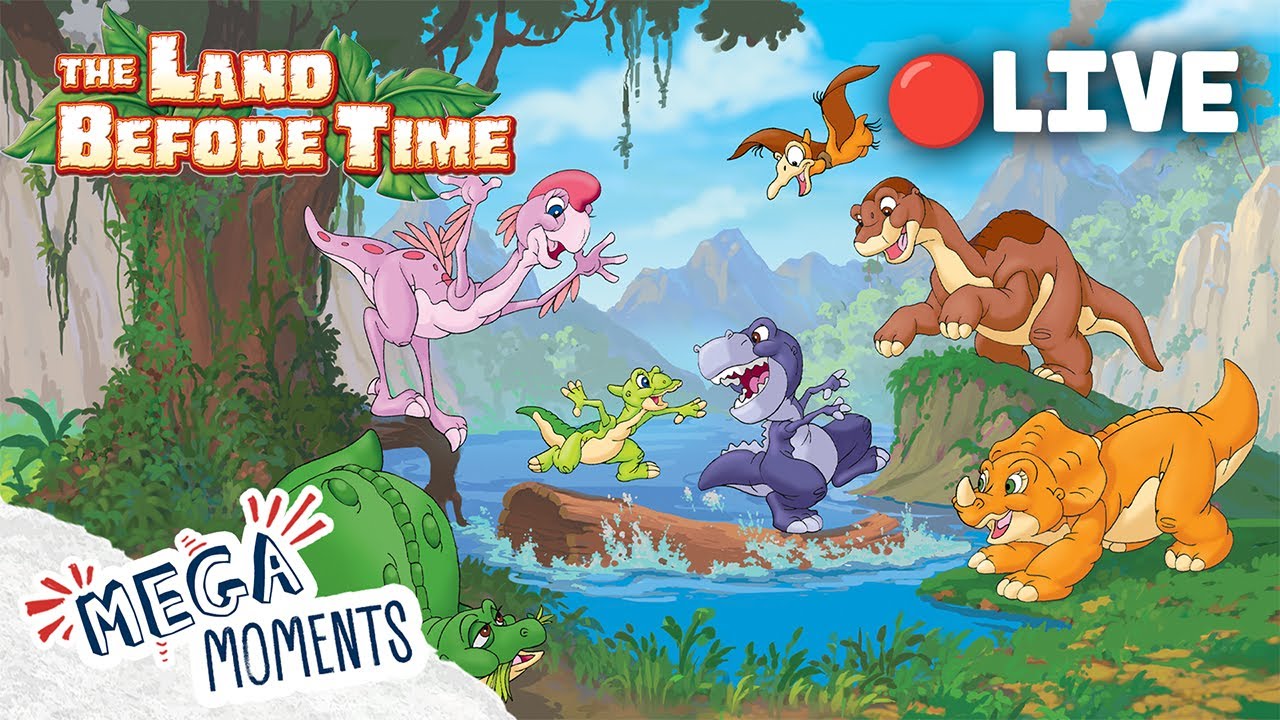 LIVE 🔴 |  24/7 | Dinosaur Fun! | The Land Before Time | Mega Moments