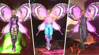 Mortal Kombat 11 - All Characters Change Into Butterfly (All Characters Perform D'vorah Friendship)